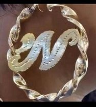 Personalized 14k Gold Overlay Any Name hoop INITIAL Earrings Twisty Jumbo Bamboo Earrings 2 inch