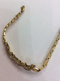 Personalized 14K Gold Overlay Any Double Name Plate XOXO Bracelet/ Huggs and Kisses