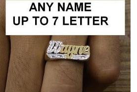 Personalized Name Ring