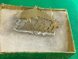 Personalized 14k Gold Plate Any Name 3D Necklace "Dolphin"