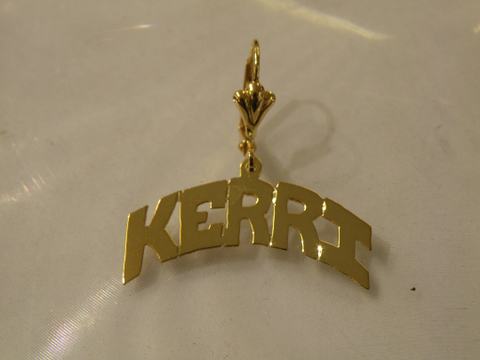 14K Gold Custom Name Plate (BEST SELLER 14K Gold Custom Name Plate (BEST SELLER